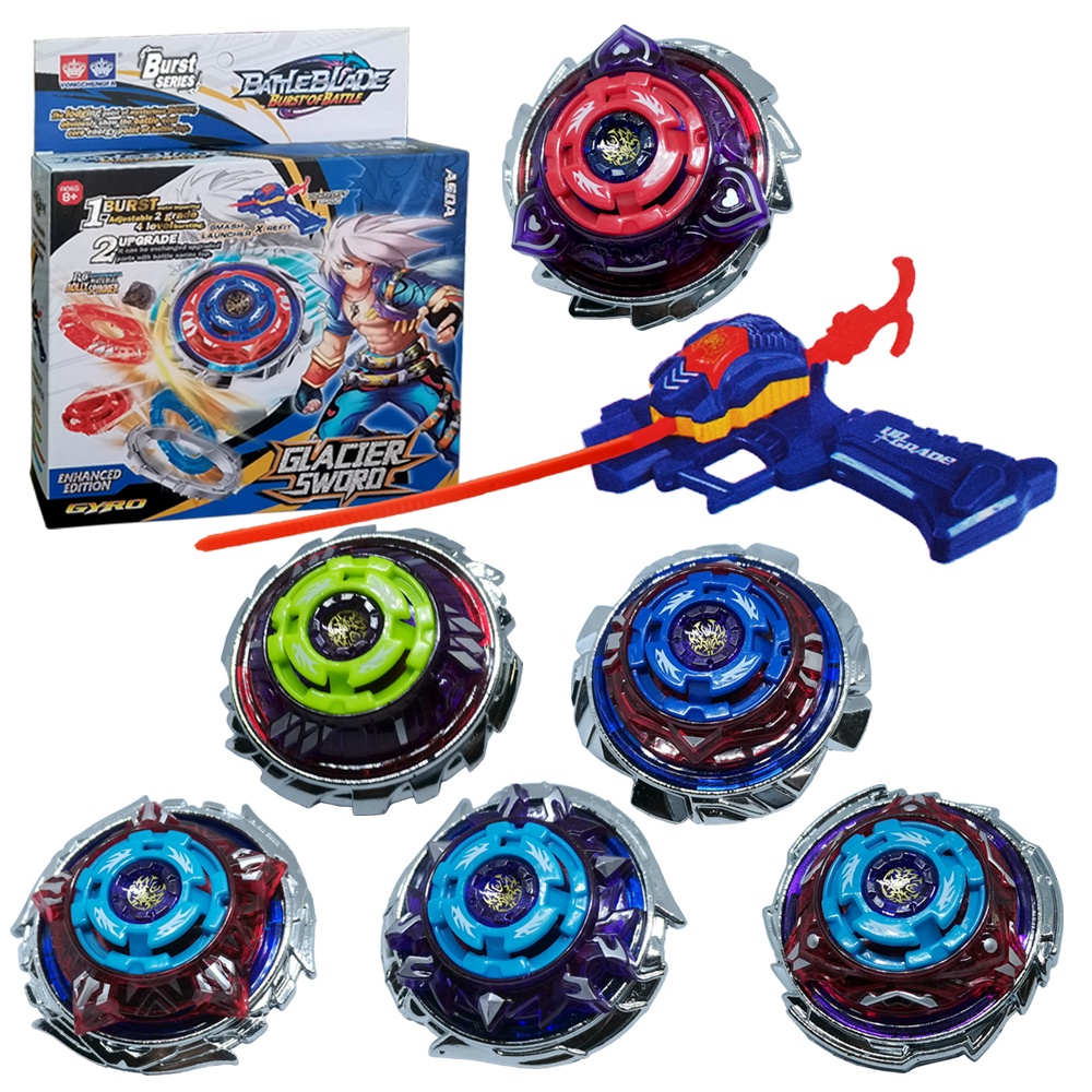 Beyblade Battle Blade Burst Of Battle Metal Burst Refit Series Left and