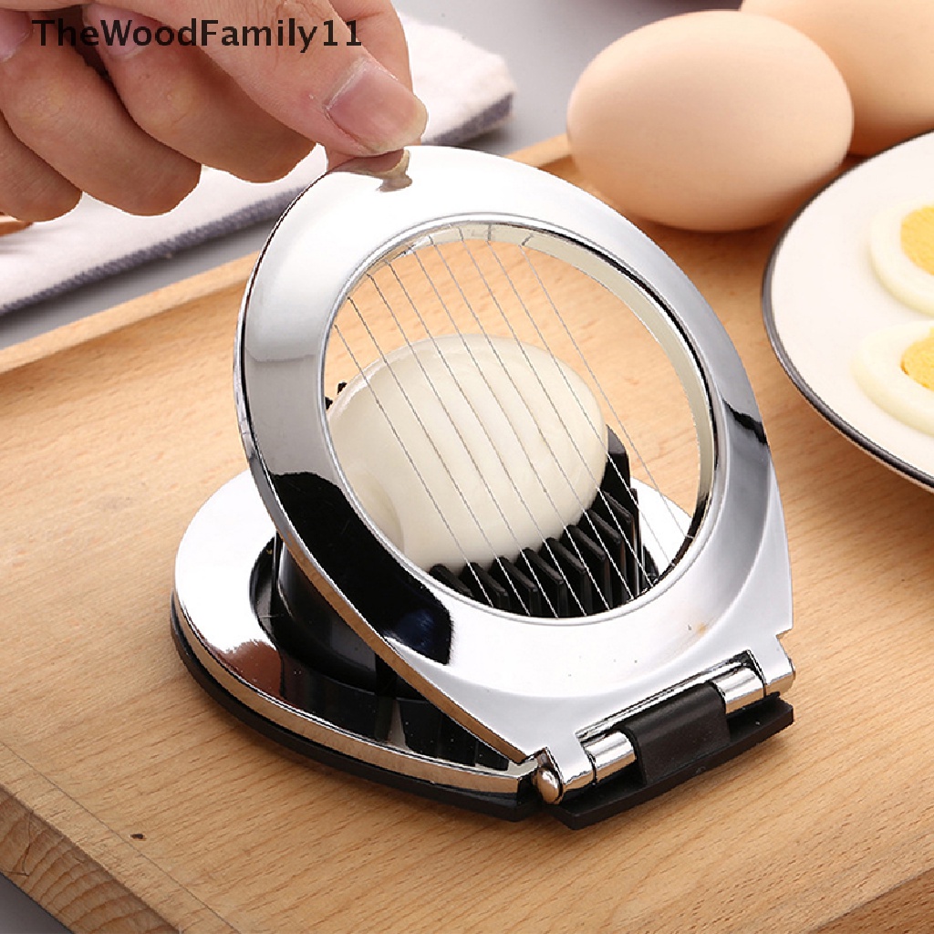 (hot*) Eggs Slicers Stainless Steel Eggs Hard Boiled Metal Tomato