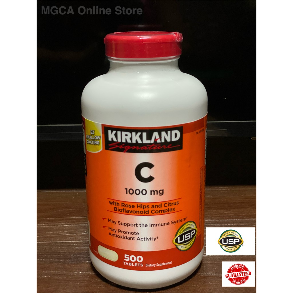 Kirkland Signature Vitamin C 1000mg 500 Tabs From Costco Usa Expiration Date August 24 Shopee Philippines