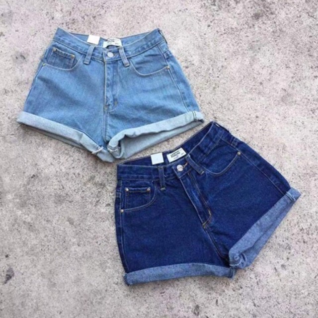 denim shorts