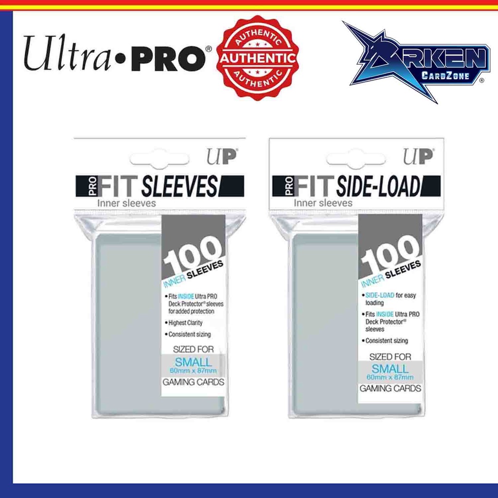 ULTRA PRO ProFit Sleeves Inner Sleeves (Small) [60mm x 87mm] / 100 pieces Shopee Philippines