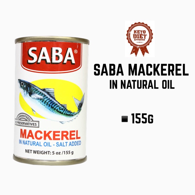 Saba Mackerel in Natural Oil 155g Shopee Philippines
