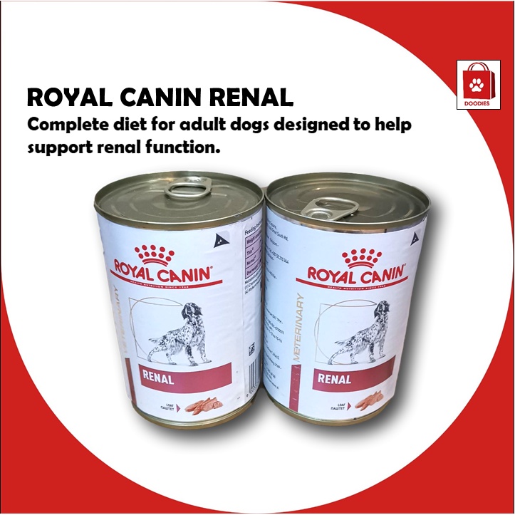 Royal Canin Renal Wet Dog Food in Can 410g Shopee Philippines
