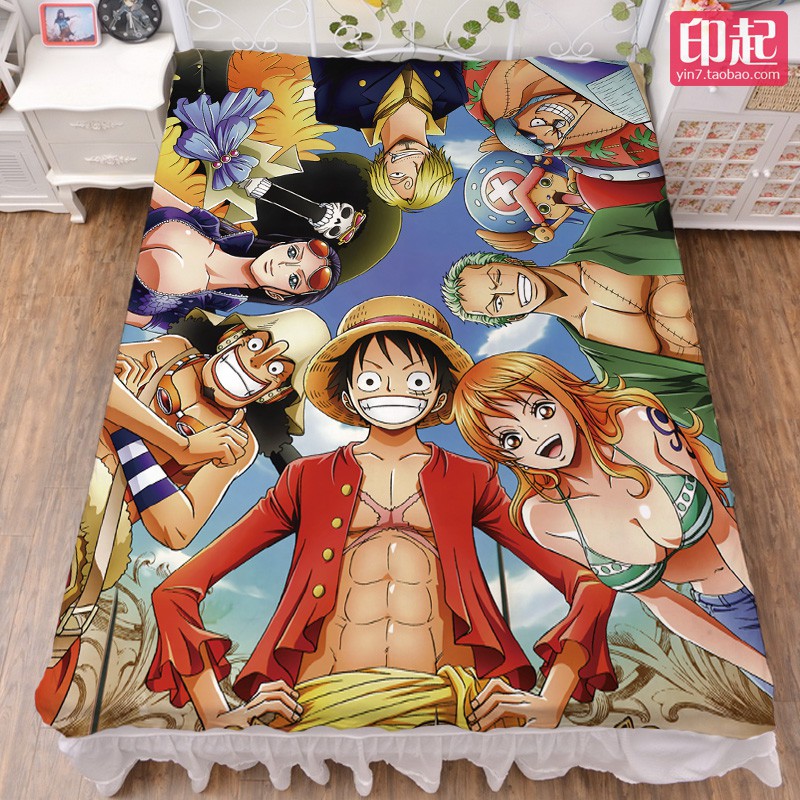 Bnw One Piece Luffy Bar Sauron S Us Robin Mountain Ebony Anime Bed Sheets Shopee Philippines