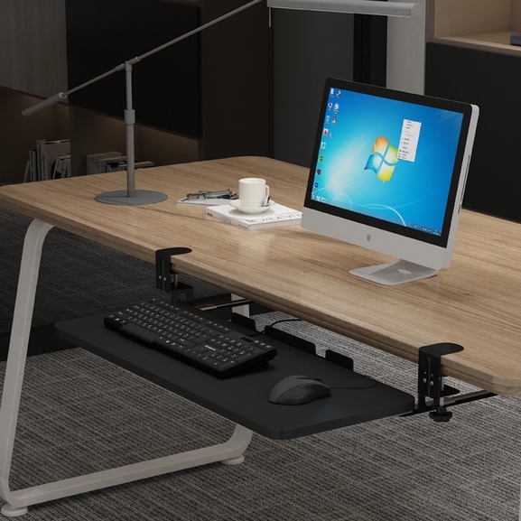 PunchFree Sliding Rail Keyboard Rack keyboard tray Shopee Philippines