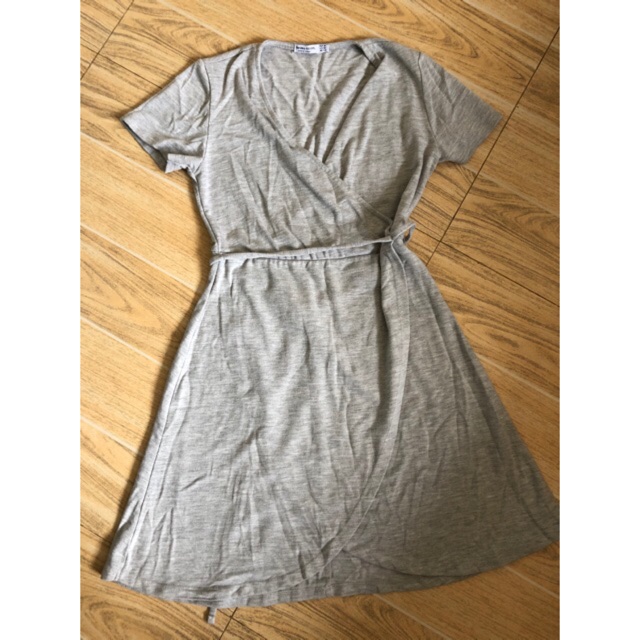 wrap dress bershka