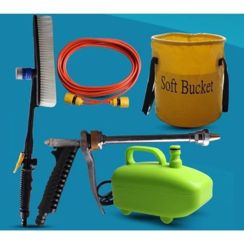 Car washing machine DC 12V 60W Motor High Pressure 5pc KIT