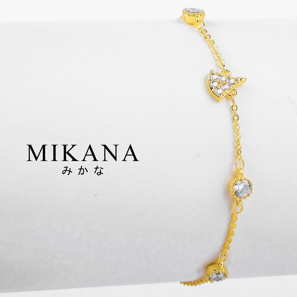 Mikana 18k Gold Plated Harue Link Bracelet accessories for women ...