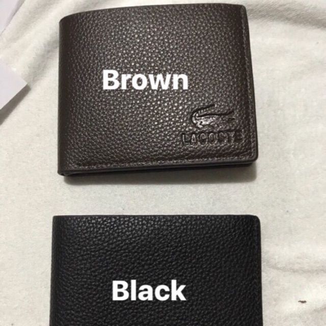 lacoste wallet with coin pocket