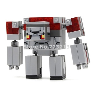 Lego Minecraft Redstone Golem Sealed Only Mine Craft Red Stone My World Bootleg Shopee Philippines