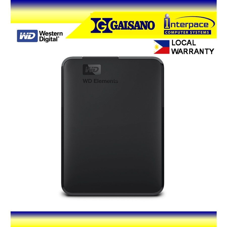 WD 1.5TB Elements Portable External Hard Drive (Black) Shopee Philippines