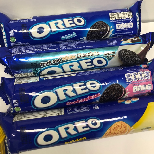 Oreo Biscuits 123g Tube Pack 1tube Shopee Philippines
