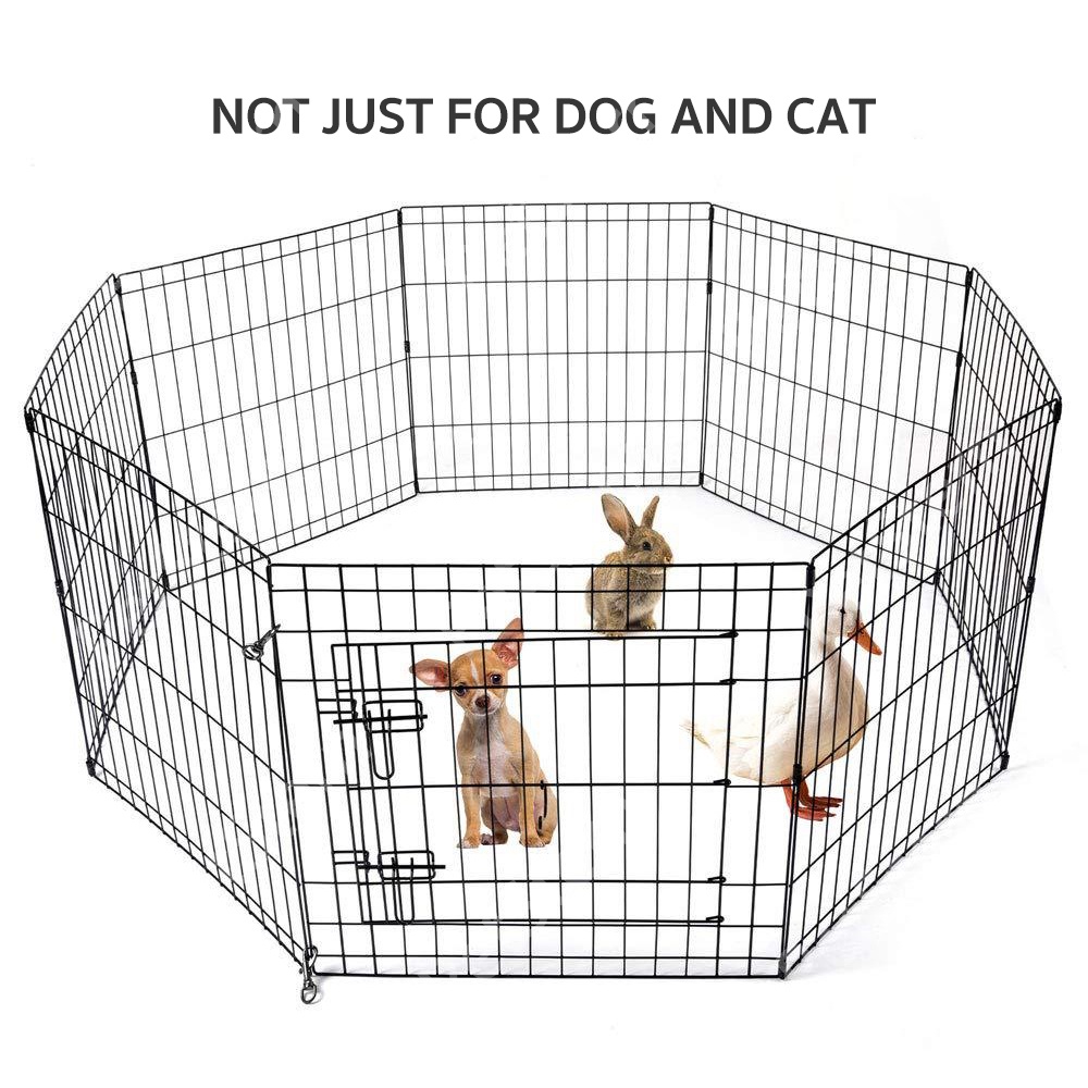 PetStern Playpen For Dogs Foldable Pet Dog Fence Indoor Barrier 2Ft 6/8 Panels Free Deformation DIY #5