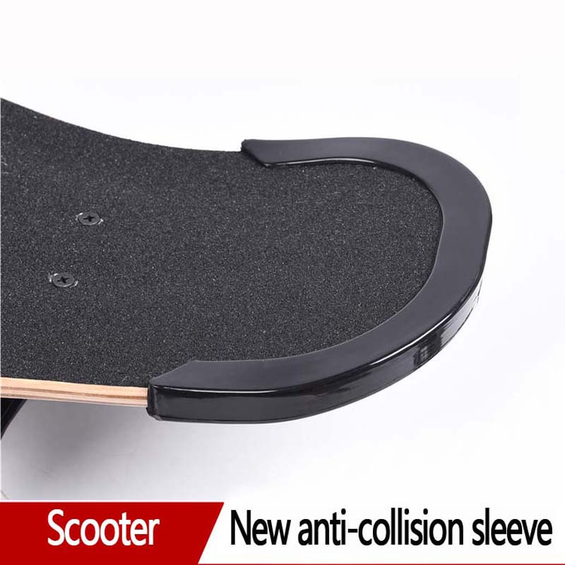 1 Pair Skateboard Deck Guards Protector U Design Rubber Bumpers Bump