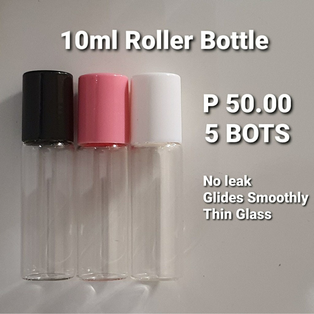 10ML CLEAR ROLLER BOTTLE (PACK OF 5) Shopee Philippines