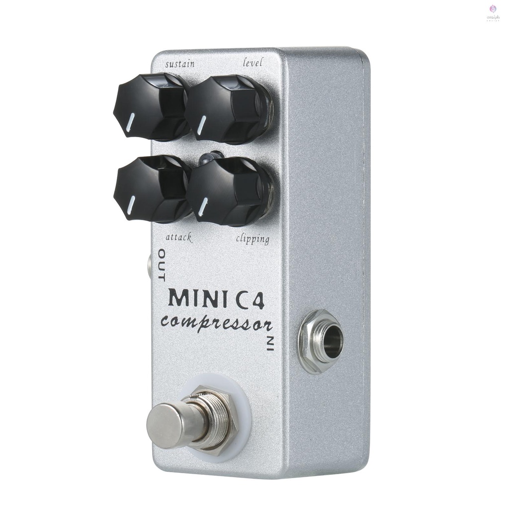 MOSKY MINI C4 Compressor Guitar Effect Pedal True Bypass | Shopee ...