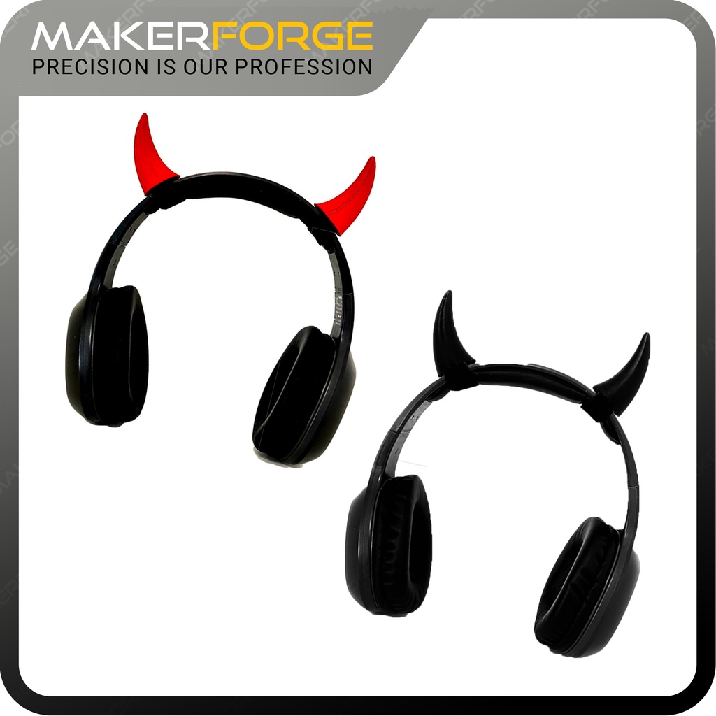 Devil Horns for Headphones, Headset & Cosplay Props, Headphone Ear