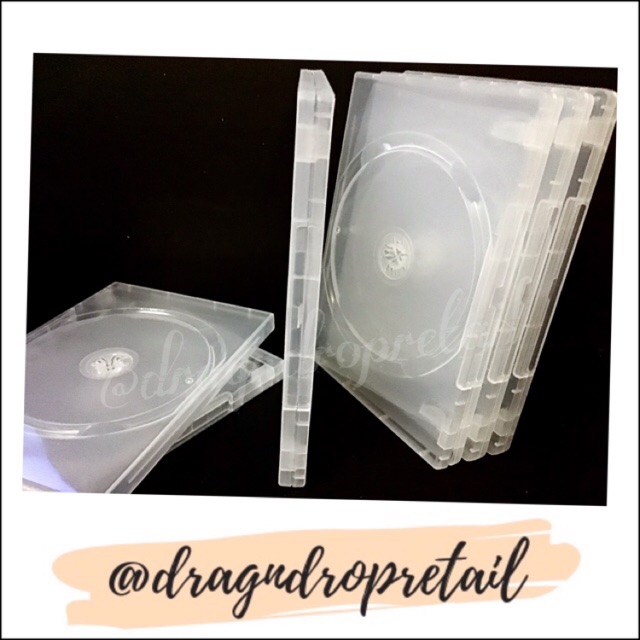 Single Clear 14mm Thick Dvd Case Pack By 100 S 100 Pcs Per Pack Shopee Philippines