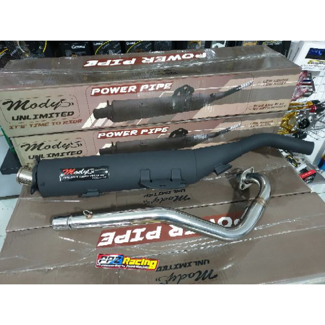 MODY 5 (Silent type) & ESPADA POWER PIPE (Open) for SNIPER MX150i & 155 ...