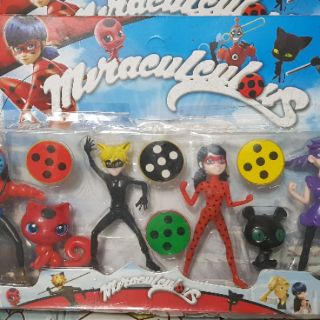 MIRACULOUS LADYBUG AND CAT NOIR CHARACTER TOY SET | Shopee Philippines