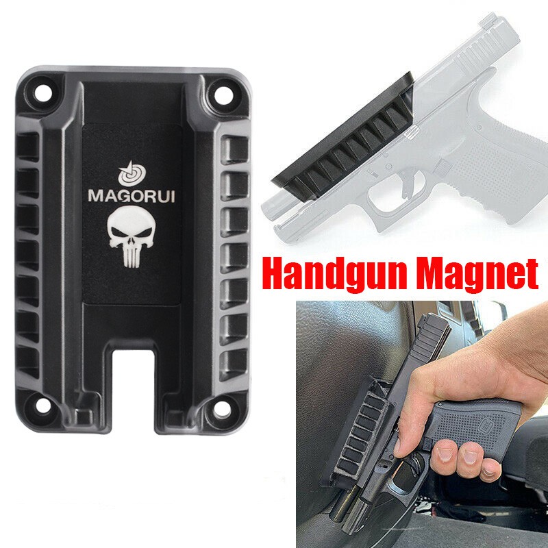 Magorui Gun Magnet Mount Magnetic Flat Top Handgun Mount Concealed Tactical Firearm Accessories 0800