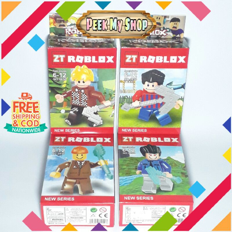 Roblox Minifigures Lego Compatible Set A 4pcs Shopee Philippines - lego roblox minifigures