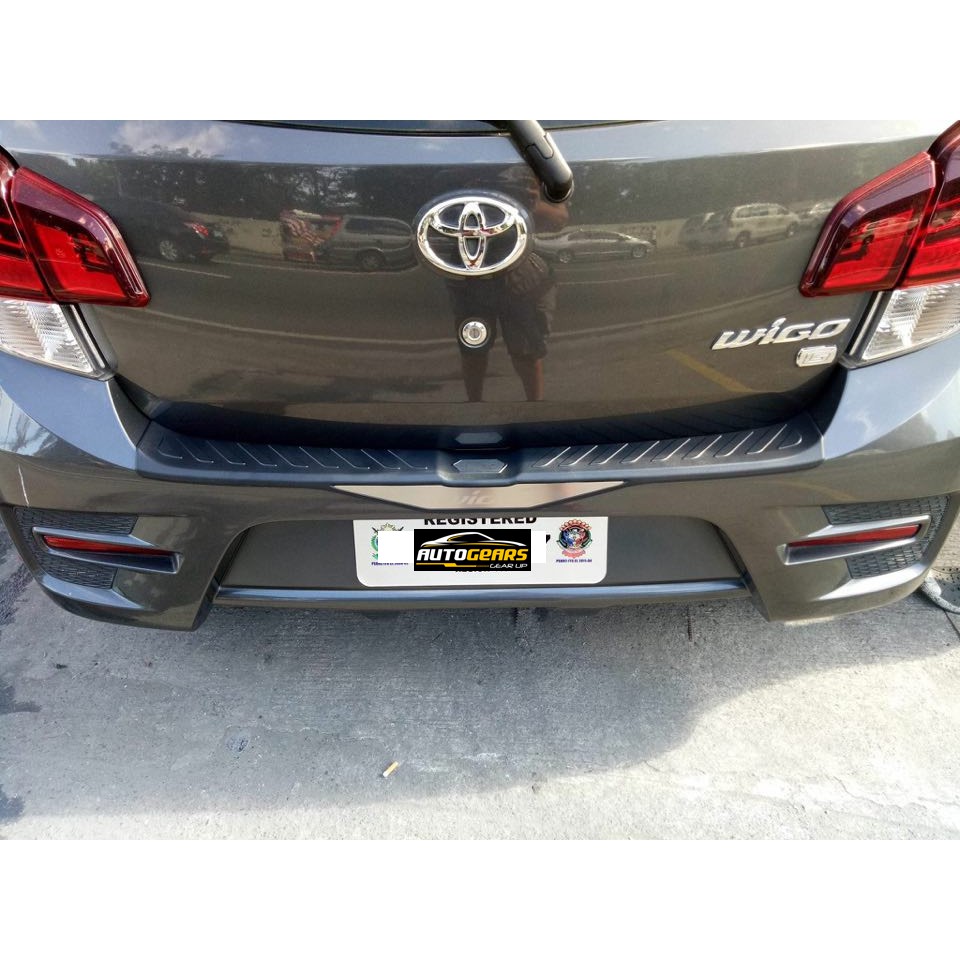 Toyota Wigo Rear Bumper Plate Shopee Philippines