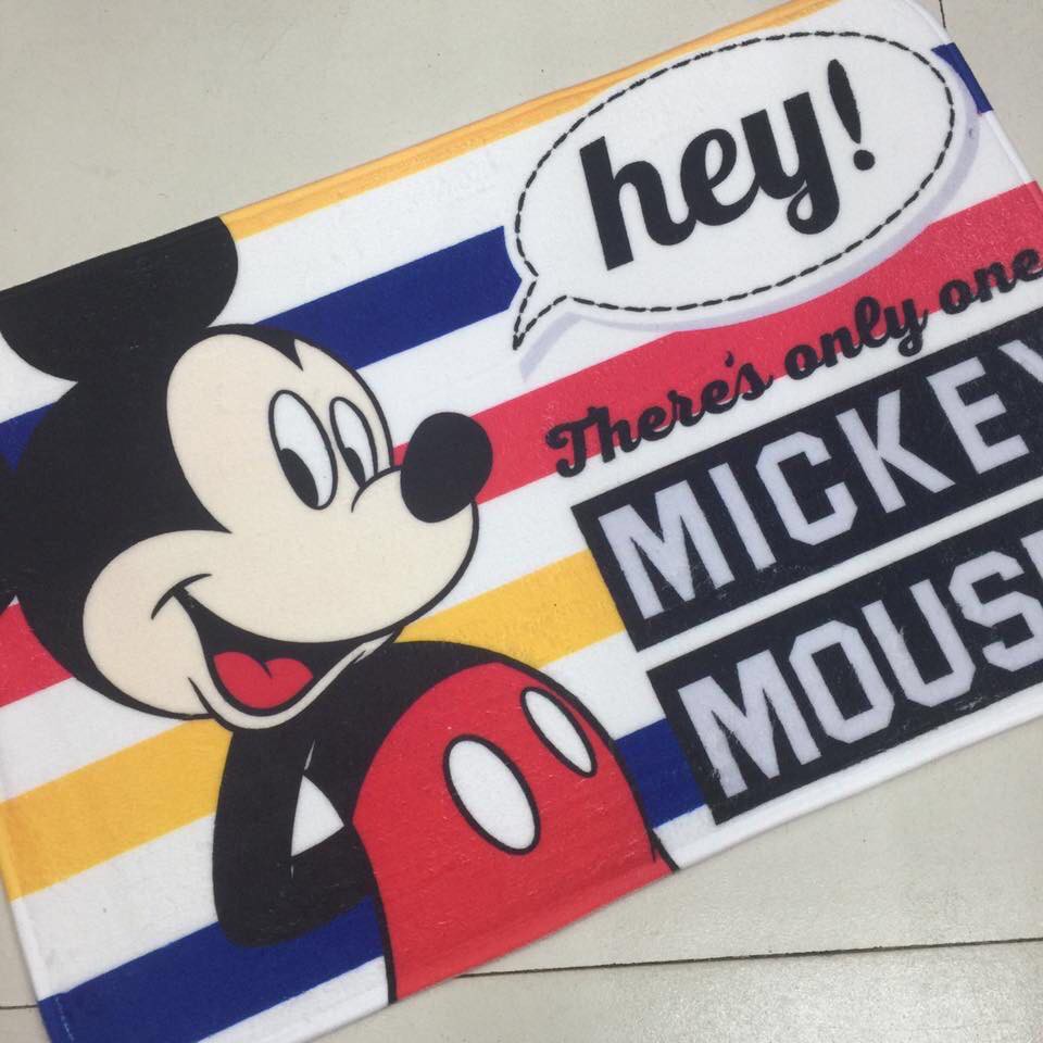 Character Microfiber Door Mat Mickey Mouse