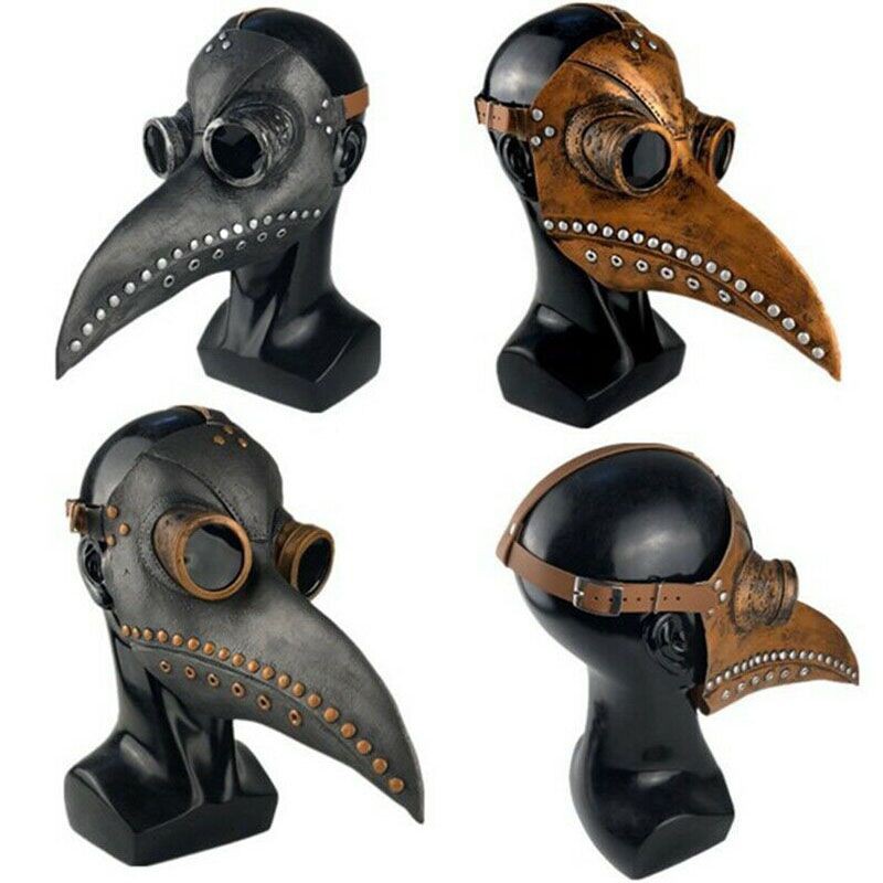 Plague Doctor Mask Birds Long Nose Beak Faux Leather Steampunk Halloween Shopee Philippines - steampunk plague doctor mask roblox
