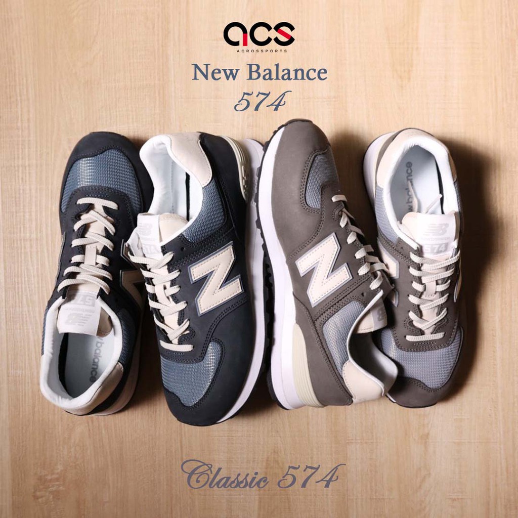 ▽❦New Balance 574 NB Grey Blue Optional Men And Women Shoes | Shopee  Philippines