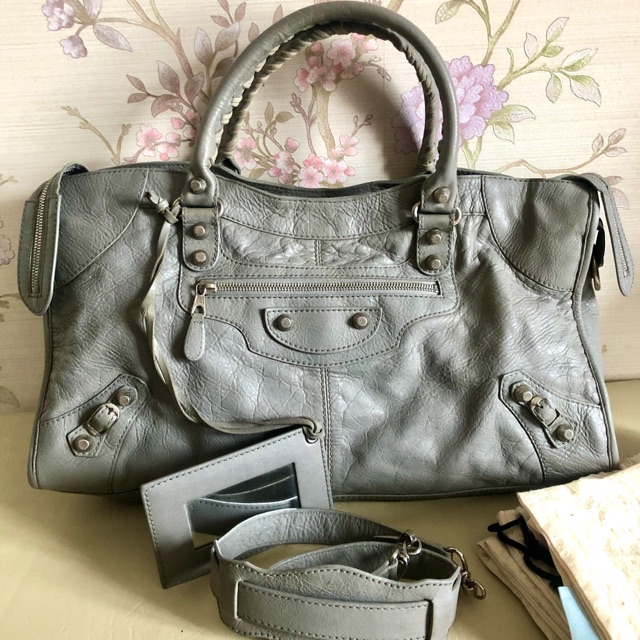 balenciaga city gray