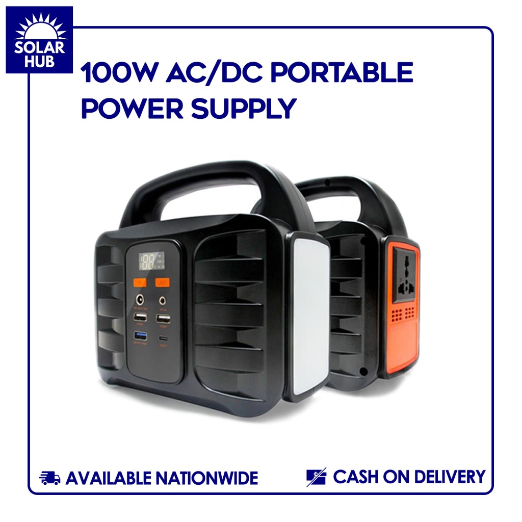 100W AC/DC PORTABLE POWER SUPPLY Shopee Philippines
