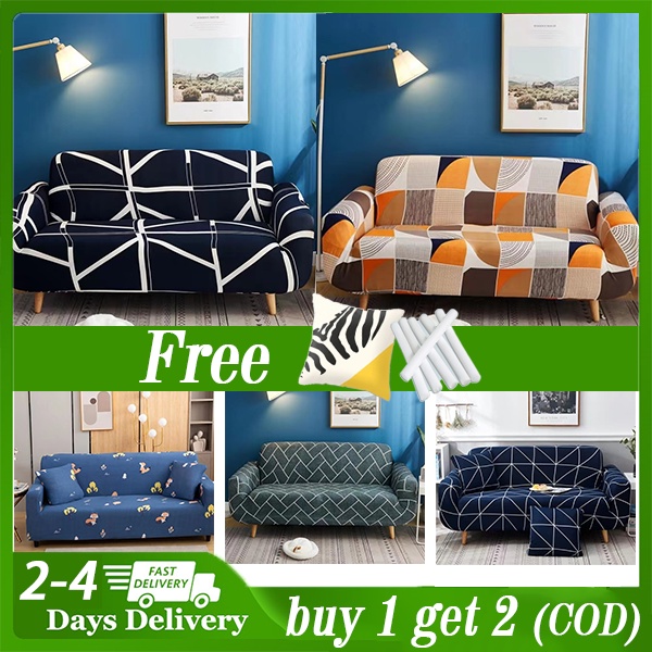 Printed Sofa Cover 1/2/3 /4 Seater L Shaped Sofa Slipcovers Armrest/Loveseat/Couch Cover