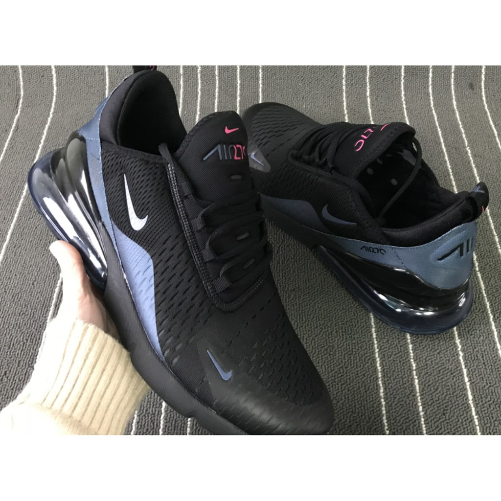 nike black and purple running shoes