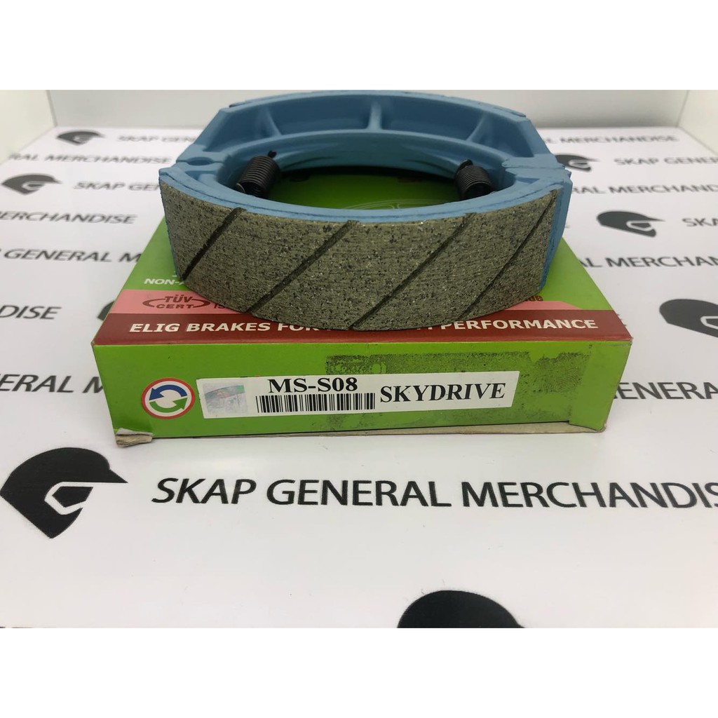 ELIG BRAKE SHOE GIXXER 150 / SKYDRIVE 125 / STEP 125 / HAYATE 125