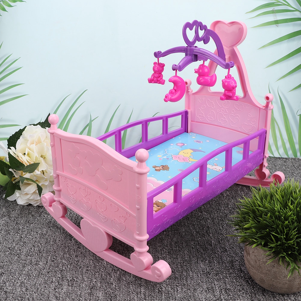 plastic doll cradle