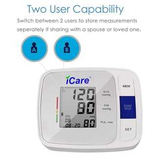 iCare®CK808 Upper Arm Blood Pressure Monitor | Shopee Philippines