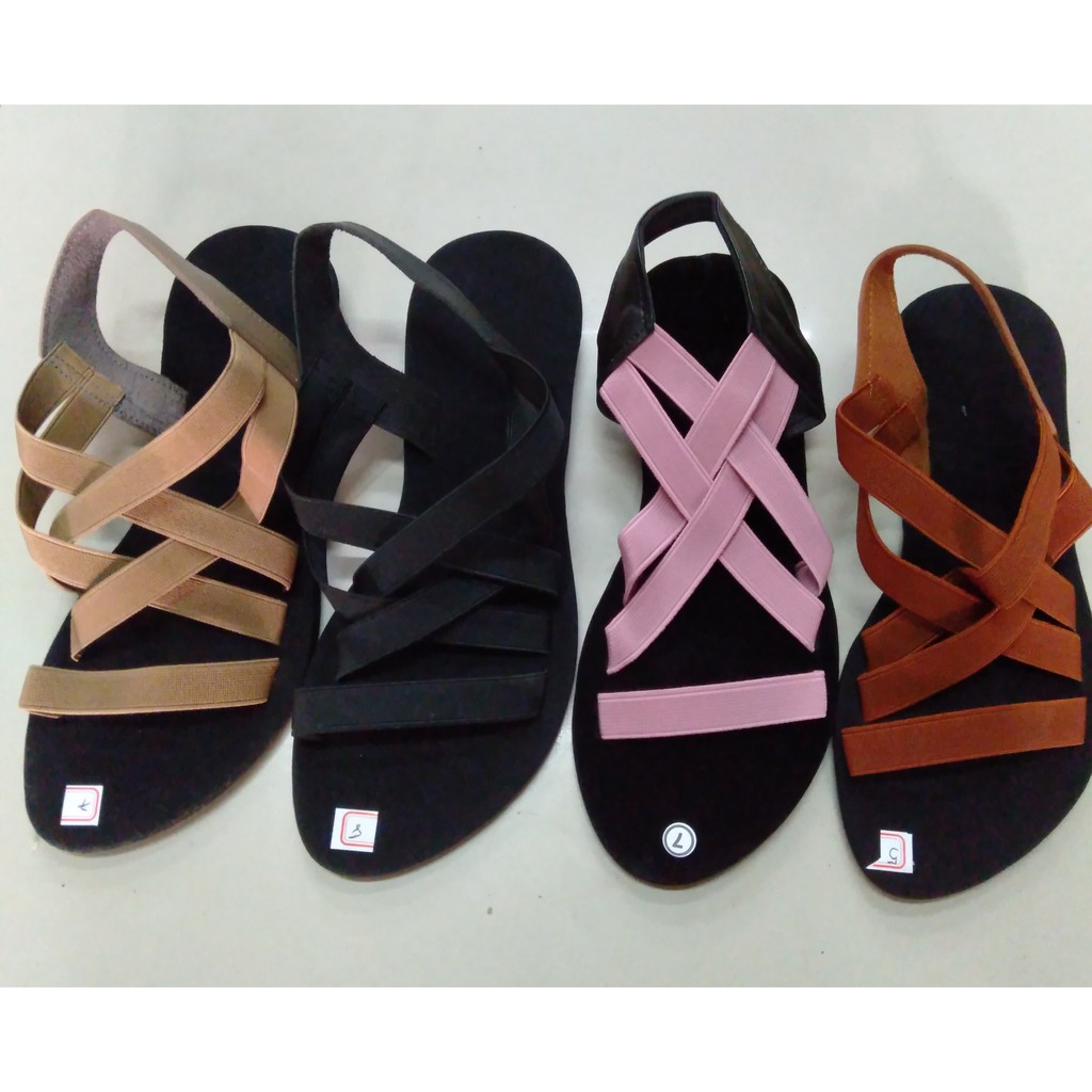 MARIKINA FLAT STRAPPED SANDALS | Shopee Philippines