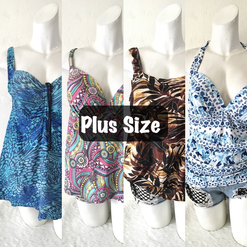 SWIMWEAR TANKINIS COLLECTION PLUS SIZE Shopee Philippines