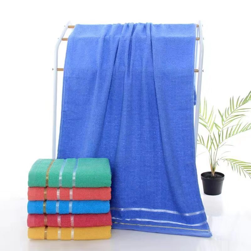 CC  Cotton Bath Towel Size 70x140cm Random Design