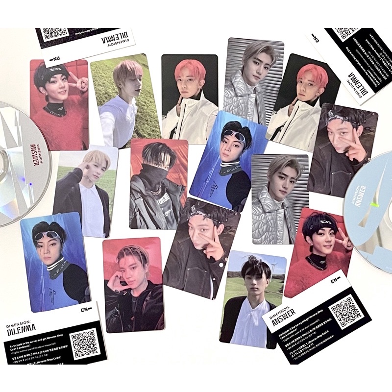 ENHYPEN LUCKY DRAW / POWERSTATION LUCKY DRAW PHOTOCARDS DIMENSION