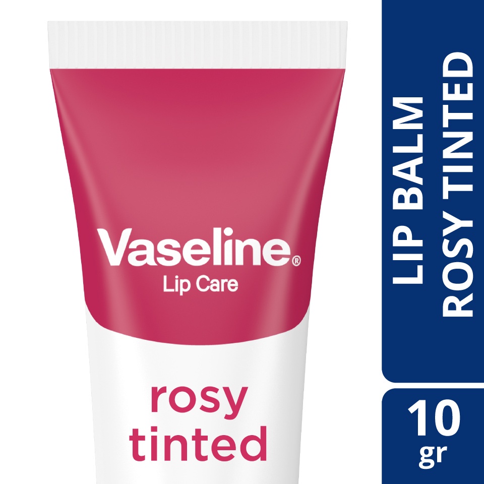 Vaseline Rosy Tinted Lip Balm Moisturizing Brighten Lip Balm 10g - Lip ...