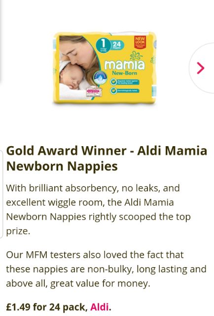 mamia nappies price