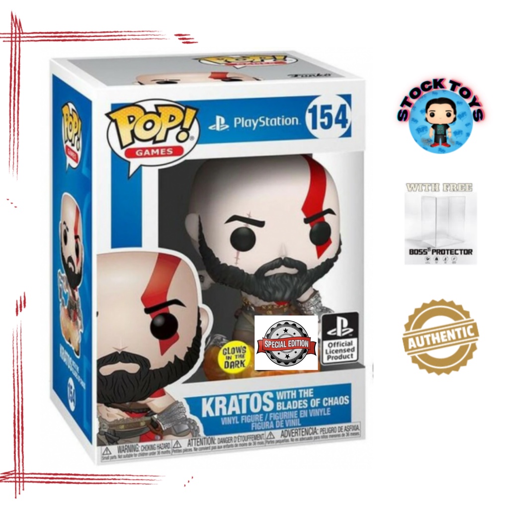 Funko Pop! Games God of War Kratos with the Blades of Chaos 154