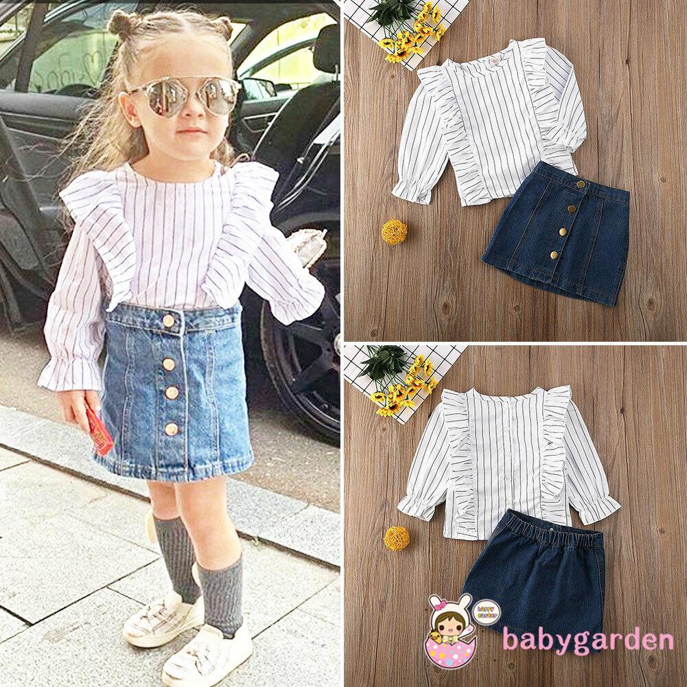 baby girl denim button up shirt