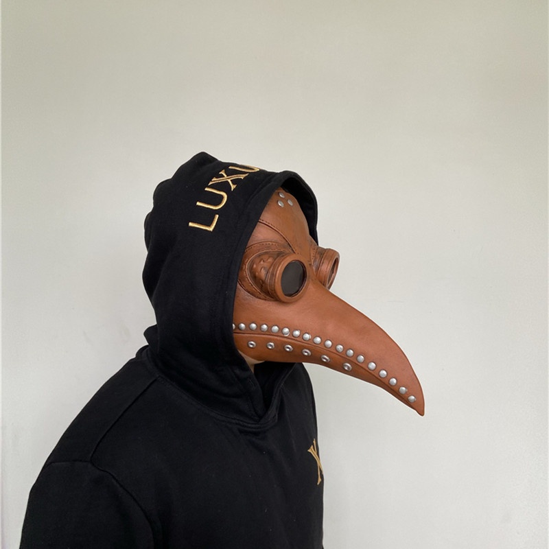 Scp 049 Mask Plague Doctor Beak Mask Funny Medieval Steampunk Halloween