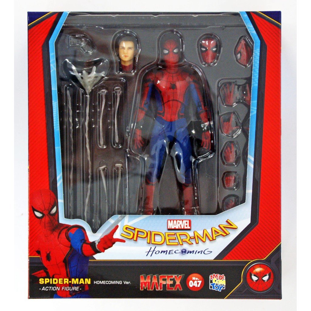 mafex spider man homecoming action figure