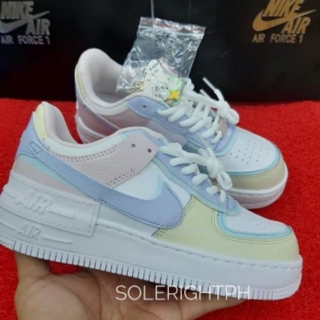 nike air force one shadow pastel