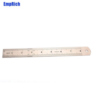 [EmpRich] Ch 20Cm Metal Ruler Metric Rule Precision Double Sided Measuring Tool 3Cc #4