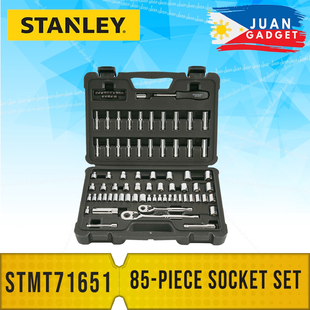 Stanley STMT71651 85Piece Socket Wrench Tool Set Kit Shopee Philippines